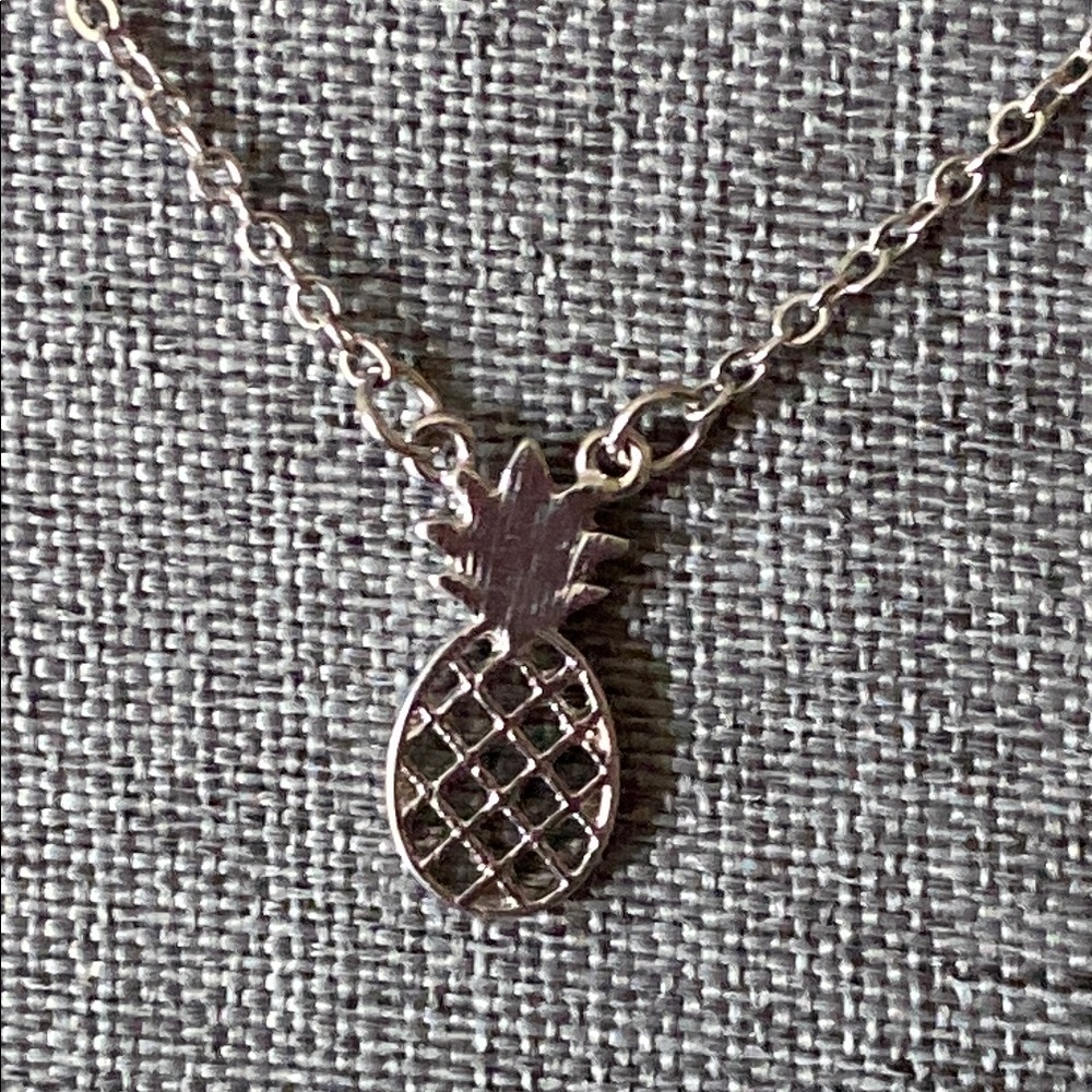 Vintage Silver Pineapple Necklace